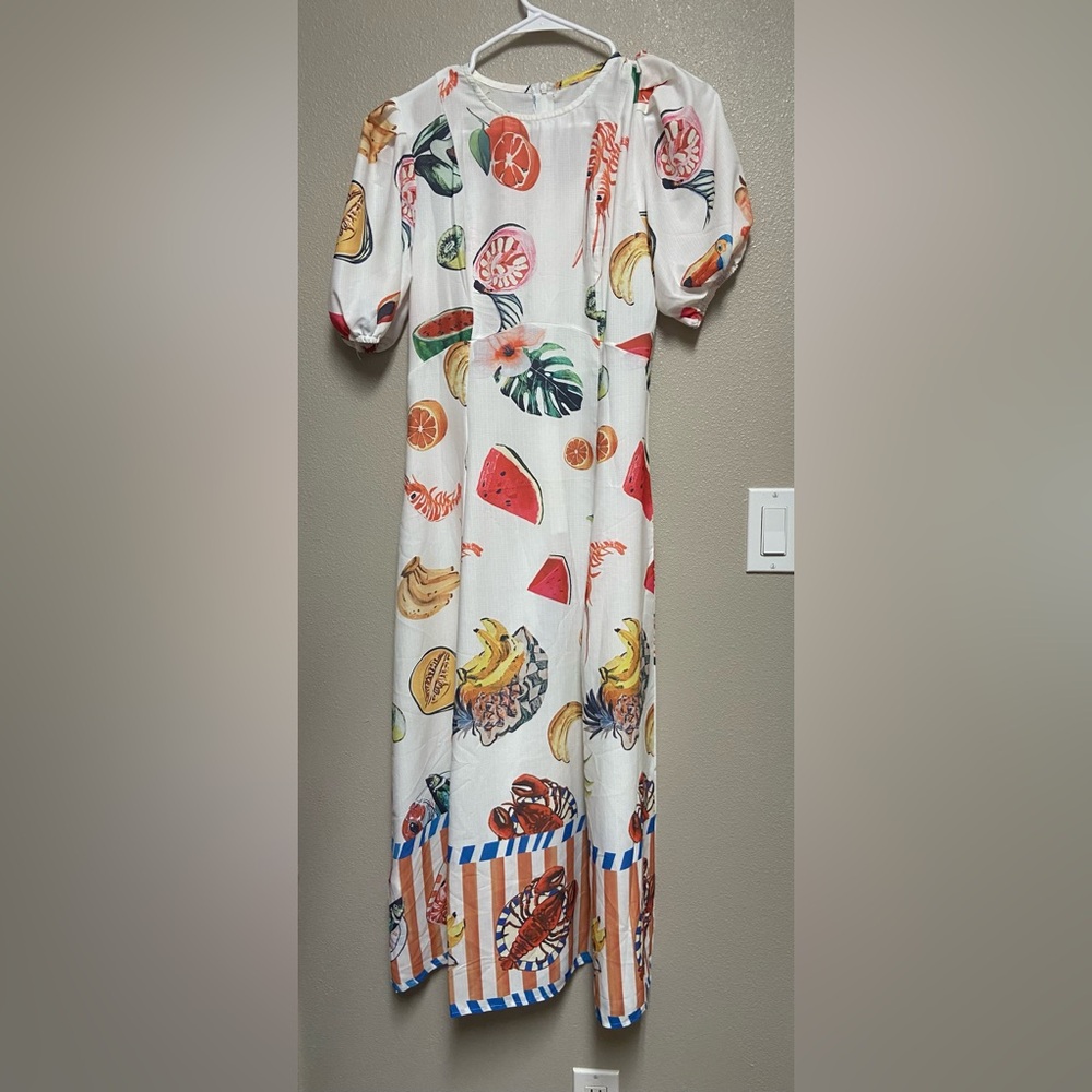 Coastal maxi dress